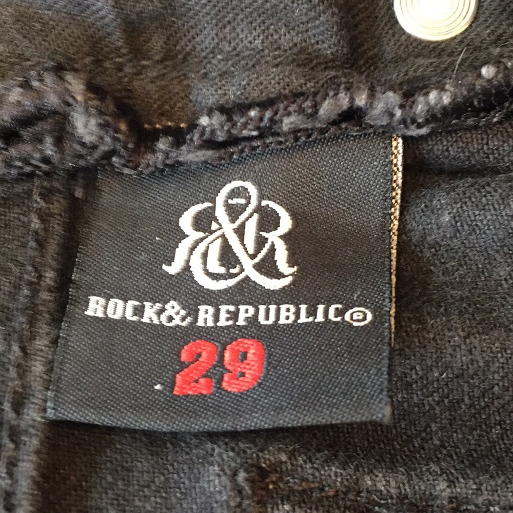 Rock&Republic BlackBerlin stonewashed Jeans size 8 - Picture 7 of 15